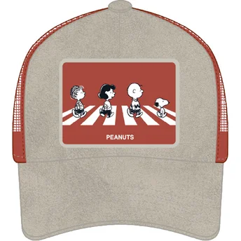 Gorra trucker grå og rød PEA5 PEA Peanuts fra Capslab