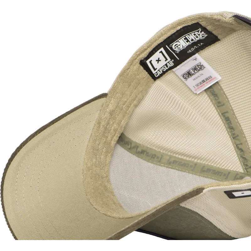 gron-og-beige-trucker-kasket-roronoa-zoro-op6-zor-one-piece-fra-capslab