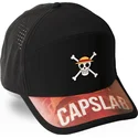 sort-justerbar-kasket-med-bojet-skygge-straw-hat-pirates-op6-pir-one-piece-fra-capslab