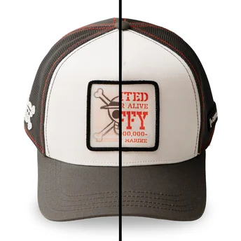 Gorra trucker hvid og sort Monkey D. Luffy OP6 SKU One Piece fra Capslab