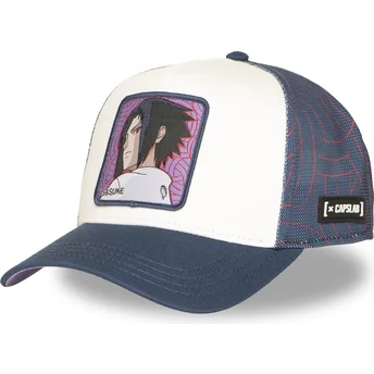 Hvid og blå trucker kasket Sasuke Uchiha NS5 SAS Naruto fra Capslab