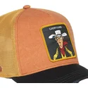 gorra-trucker-orange-og-sort-lucky-luke-lck2-lob-fra-capslab