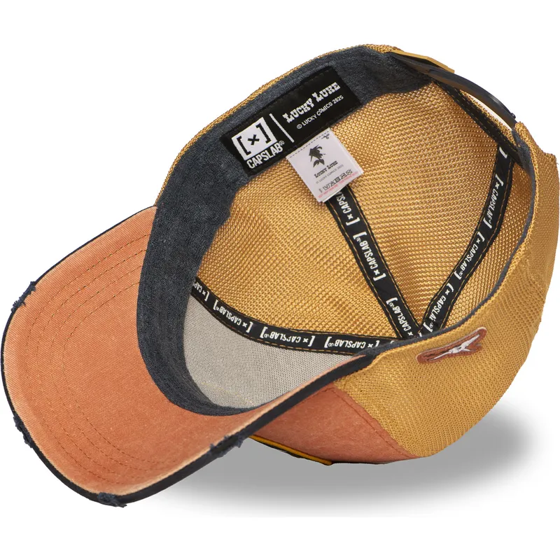 trucker-kasket-orange-og-sort-lucky-luke-lck2-lob-fra-capslab