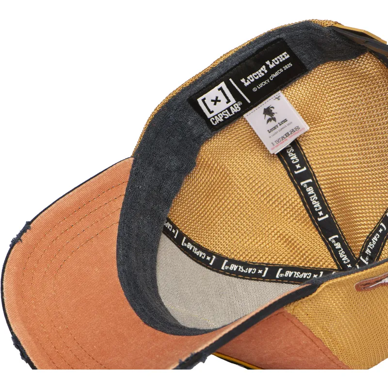 trucker-kasket-orange-og-sort-lucky-luke-lck2-lob-fra-capslab