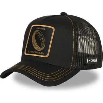 Sort trucker-kasket Anillo Único LOTR RIN Ringenes Herre fra Capslab