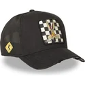 sort-trucker-kasket-coyote-loo12-wil-looney-tunes-fra-capslab