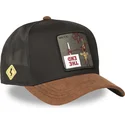 trucker-kasket-sort-og-brun-coyote-loo12-wi2-looney-tunes-fra-capslab