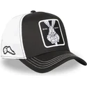 sort-og-hvid-trucker-kasket-bugs-bunny-loo12-bug-ct-looney-tunes-fra-capslab