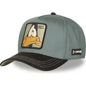 gorra-buet-gron-og-sort-snapback-daffy-and-loo12-daf2-looney-tunes-fra-capslab