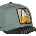 gorra-buet-gron-og-sort-snapback-daffy-and-loo12-daf2-looney-tunes-fra-capslab