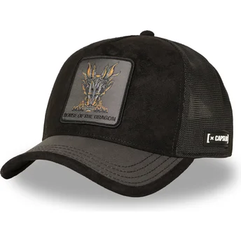 Sort trucker kasket House Of The Dragon HOD DRA Game of Thrones fra Capslab