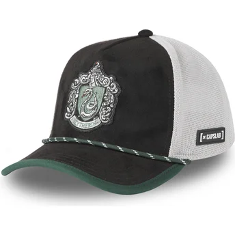 Sort og hvid Slytherin HP3 SLY Harry Potter trucker kasket fra Capslab