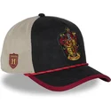 capslab-harry-potter-gryffindor-hp3-gry-sort-og-beige-trucker-kasket