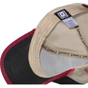 capslab-harry-potter-gryffindor-hp3-gry-sort-og-beige-trucker-kasket