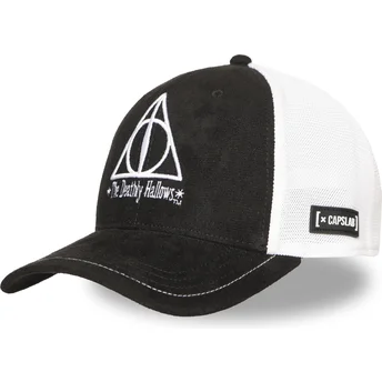 Sort og hvid trucker cap Las Reliquias de la Muerte HP3 DEA Harry Potter fra Capslab