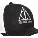 sort-og-hvid-trucker-cap-las-reliquias-de-la-muerte-hp3-dea-harry-potter-fra-capslab