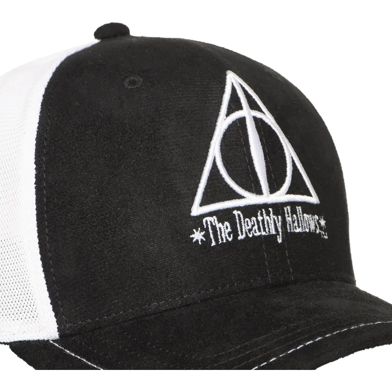 trucker-kasket-sort-og-hvid-dodsregalierne-hp3-dea-harry-potter-fra-capslab