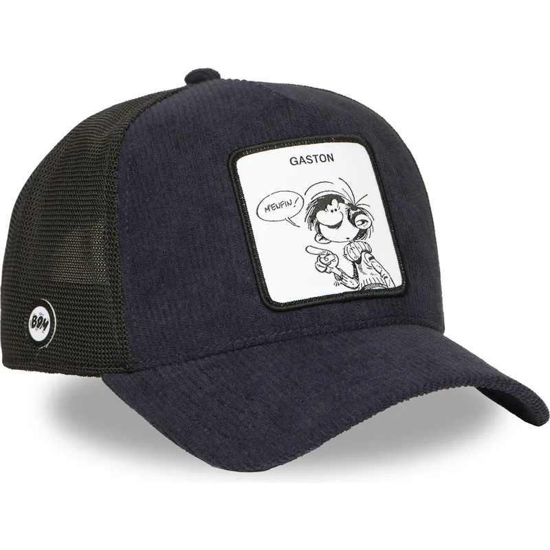 trucker-kasket-marinebla-og-sort-gaston-lagaffe-glg2-gbd-fra-capslab