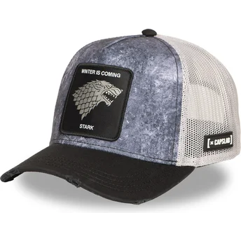 Multifarvet truckerkasket Casa Stark GOT STA Game of Thrones fra Capslab