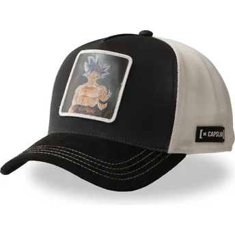 Sort og hvid trucker-kasket Son Goku Ultra Instinct DBS7 UIC Dragon Ball fra Capslab