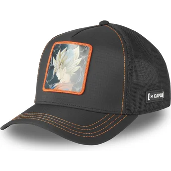 Sort trucker-kasket Son Goku DBS7 SSJ Dragon Ball fra Capslab