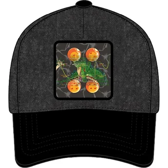 Sort kurvet snapback Shenron DBS7 SHE Dragon Ball kasket fra Capslab