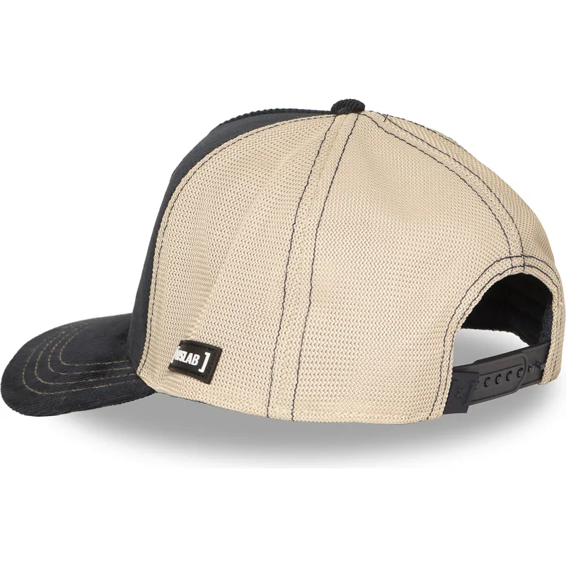 trucker-kasket-sort-og-beige-harley-quinn-dc10-har-dc-comics-fra-capslab