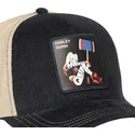 sort-og-beige-trucker-kasket-harley-quinn-dc10-har-dc-comics-fra-capslab
