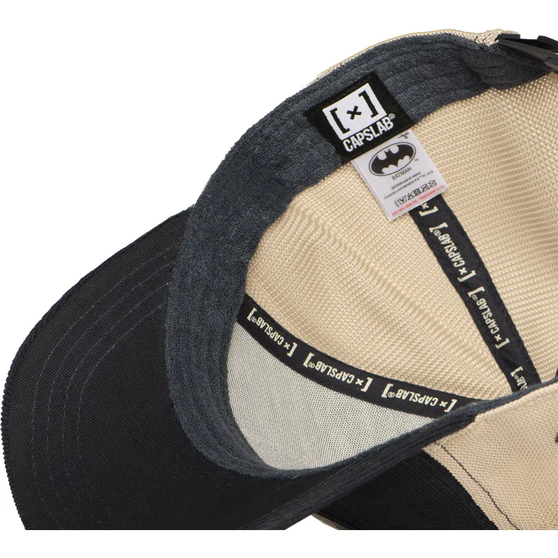 trucker-kasket-sort-og-beige-harley-quinn-dc10-har-dc-comics-fra-capslab