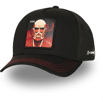 Sort trucker-kasket Titán Colosal AOT2 TIT Attack On Titan fra Capslab