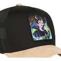 sort-og-brun-maleficent-dark-power-sp-pri3-disney-trucker-cap-fra-capslab