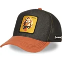 sort-og-brun-trucker-kasket-marilyn-monroe-queen-fam-que-famous-fra-capslab