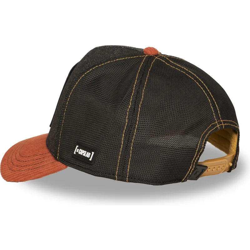 trucker-kasket-sort-og-brun-marilyn-monroe-queen-fam-que-famous-fra-capslab