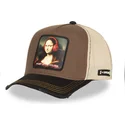 trucker-kasket-brun-og-sort-mona-lisa-pump-up-the-volume-fam-mon-famous-fra-capslab