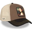 trucker-kasket-brun-og-sort-mona-lisa-pump-up-the-volume-fam-mon-famous-fra-capslab