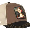 trucker-kasket-brun-og-sort-mona-lisa-pump-up-the-volume-fam-mon-famous-fra-capslab
