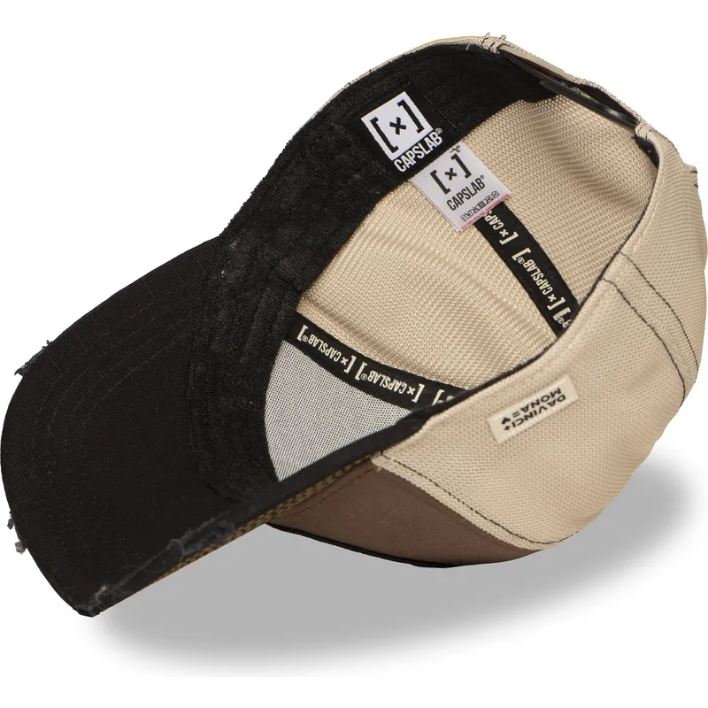 trucker-kasket-brun-og-sort-mona-lisa-pump-up-the-volume-fam-mon-famous-fra-capslab
