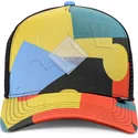 trucker-kasket-multifarvet-geometric-dark-hft-fra-djinns