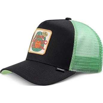 Gorra trucker sort og grøn Avocado Festival HFT fra Djinns