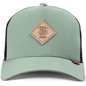 gron-og-sort-trucker-kasket-plainlace-hft-fra-djinns