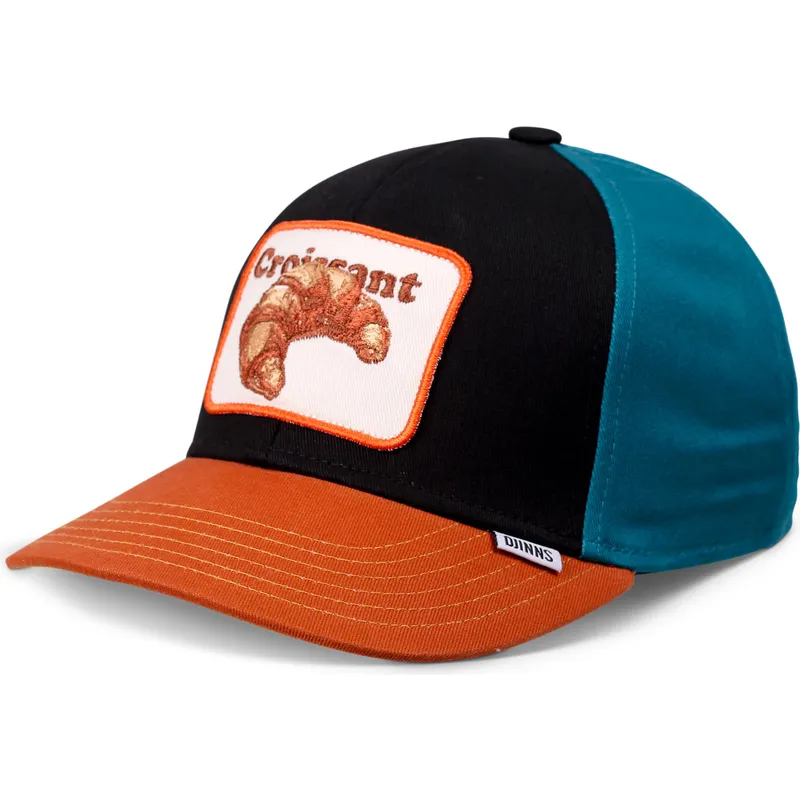 buet-kasket-multifarvet-snapback-til-dreng-food-croissant-basic-fra-djinns