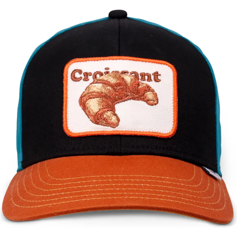 buet-kasket-multifarvet-snapback-til-dreng-food-croissant-basic-fra-djinns