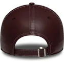 new-era-new-york-yankees-mlb-9forty-topstitch-pu-justerbar-buet-kasket-i-bordeaux