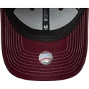 new-era-new-york-yankees-mlb-9forty-topstitch-pu-justerbar-buet-kasket-i-bordeaux