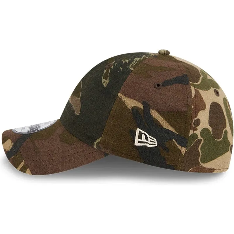 buet-kasket-camouflage-justerbar-9twenty-brushed-cotton-three-looms-woodland-fra-new-era