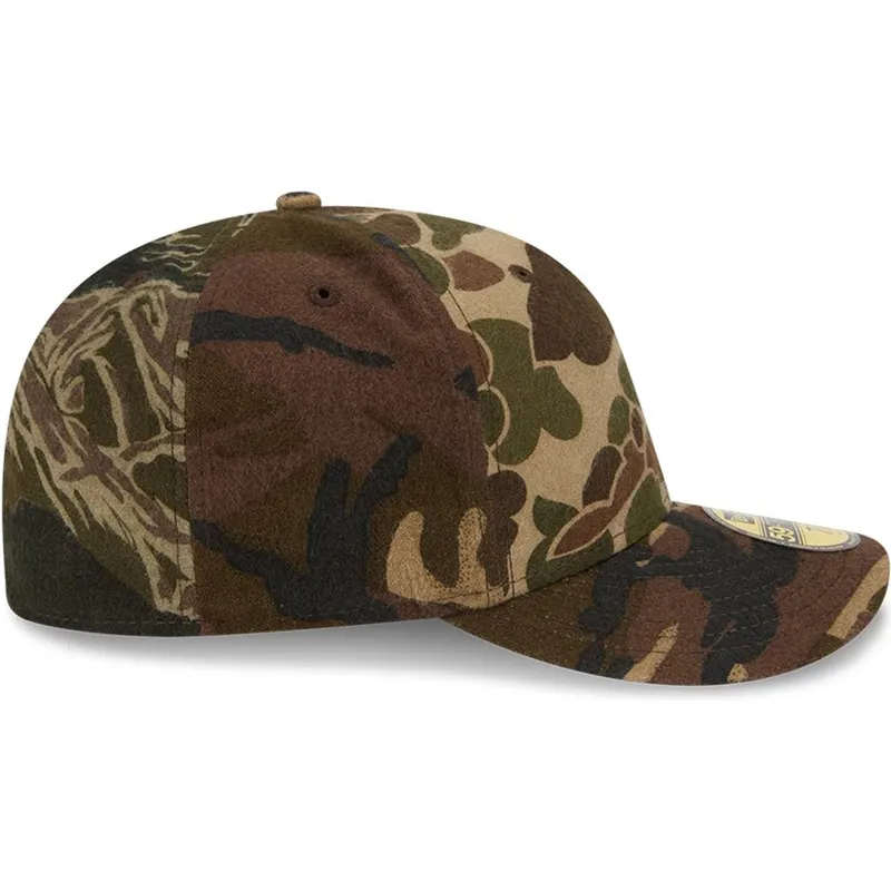 buet-kasket-camouflage-tilpasset-59fifty-pre-curved-brushed-cotton-three-looms-woodland-fra-new-era