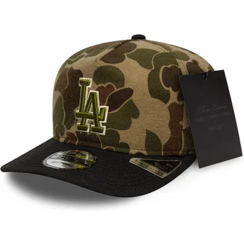 Los Angeles Dodgers MLB New Era 19TWENTY Justerbar Børstet Bomuld Tre Lærreder And Camouflage Bøjet Kasket
