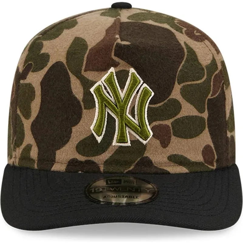buet-kasket-camouflage-justerbar-19twenty-brushed-cotton-three-looms-duck-fra-new-york-yankees-mlb-fra-new-era