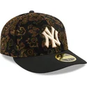 new-era-new-york-yankees-mlb-59fifty-low-profile-floral-cord-three-looms-printed-corduroy-sort-buet-justerbar-kasket