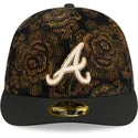 atlanta-braves-mlb-new-era-59fifty-low-profile-floral-cord-three-looms-printed-corduroy-sort-bojet-kasket